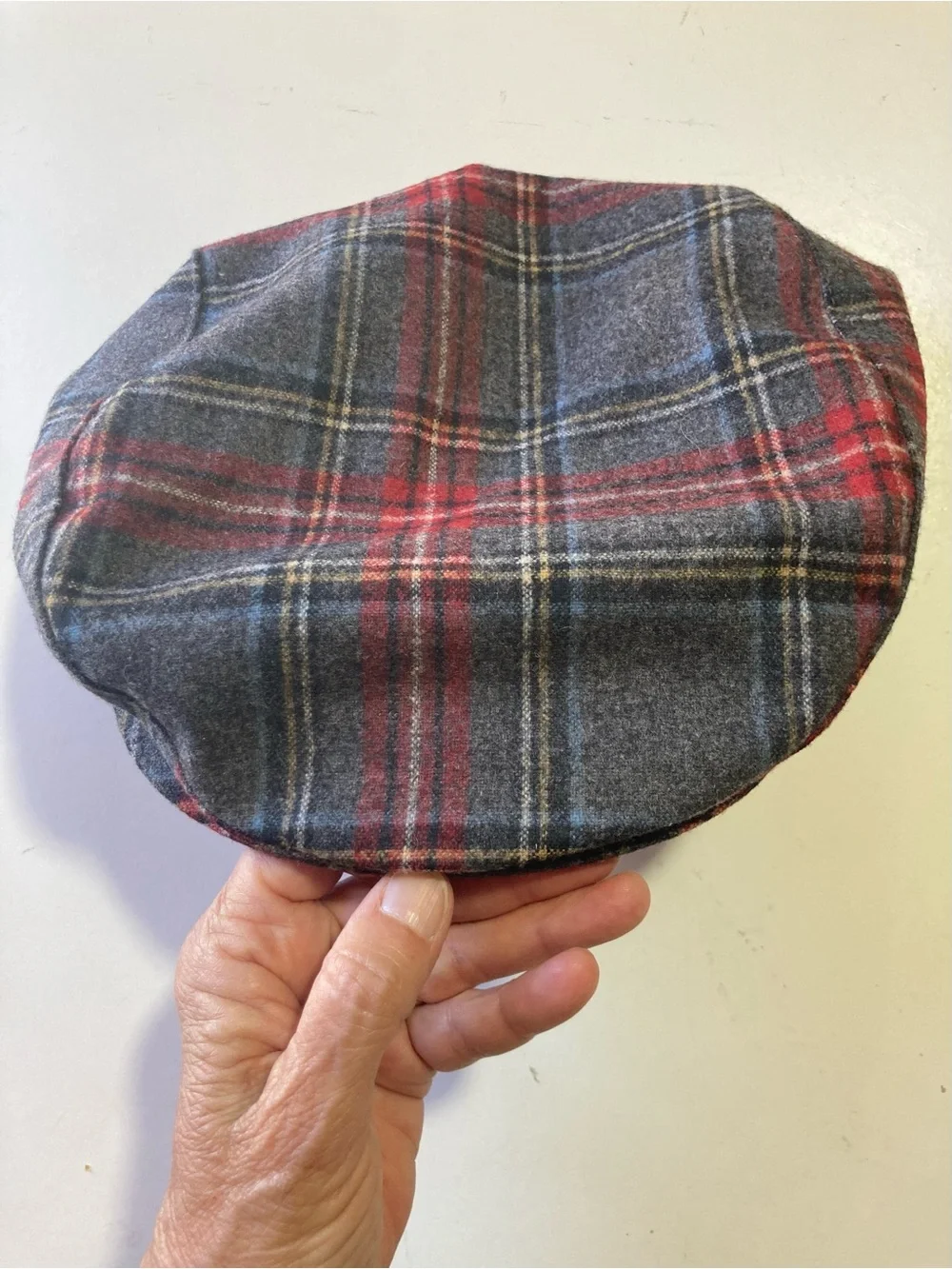 Pendleton Vintage 100% Virgin Wool Flat Cap Plaid Size Medium